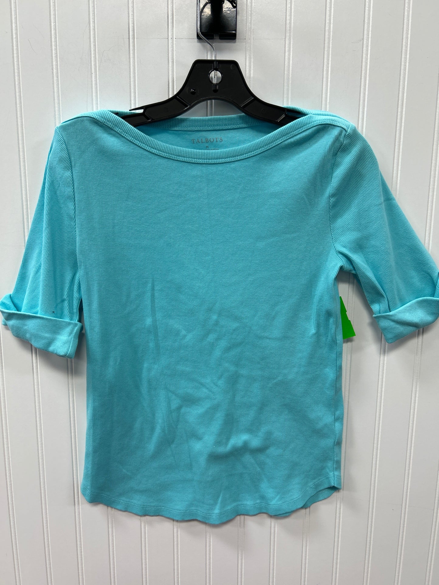 Top Ss By Talbots In Aqua, Size:M