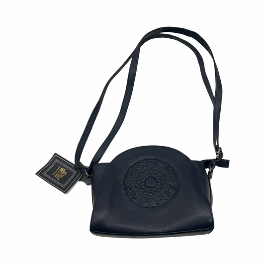 Crossbody By Cme In Navy, Size:Medium