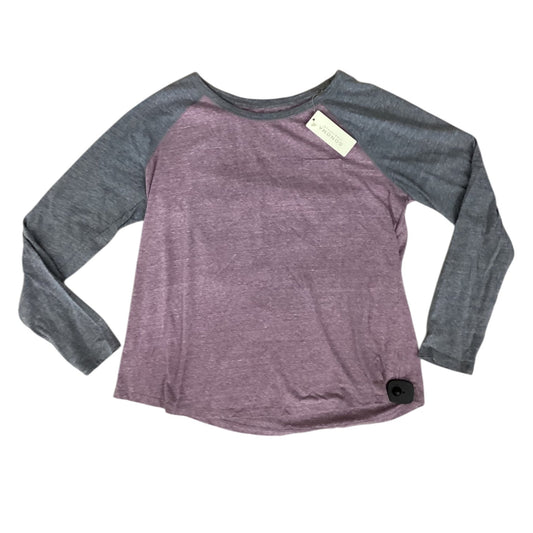 Top Ls By Sonoma In Grey & Purple, Size:Xl