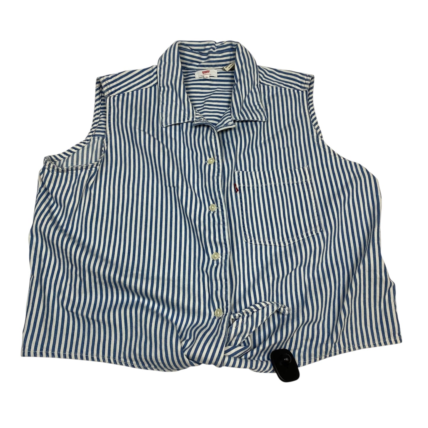 Vest Other By Levis In Blue & White, Size:Xl