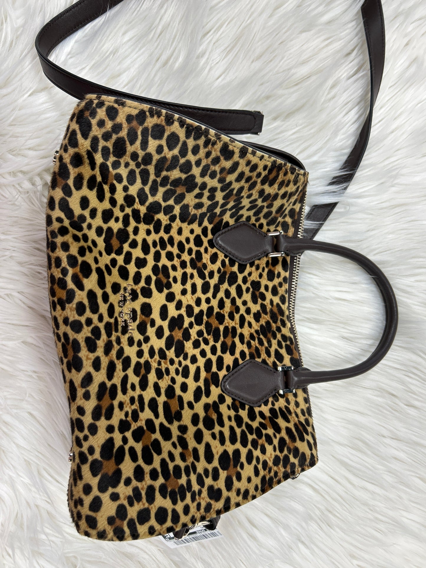 Handbag By Kate Spade In Animal Print, Size:Large
