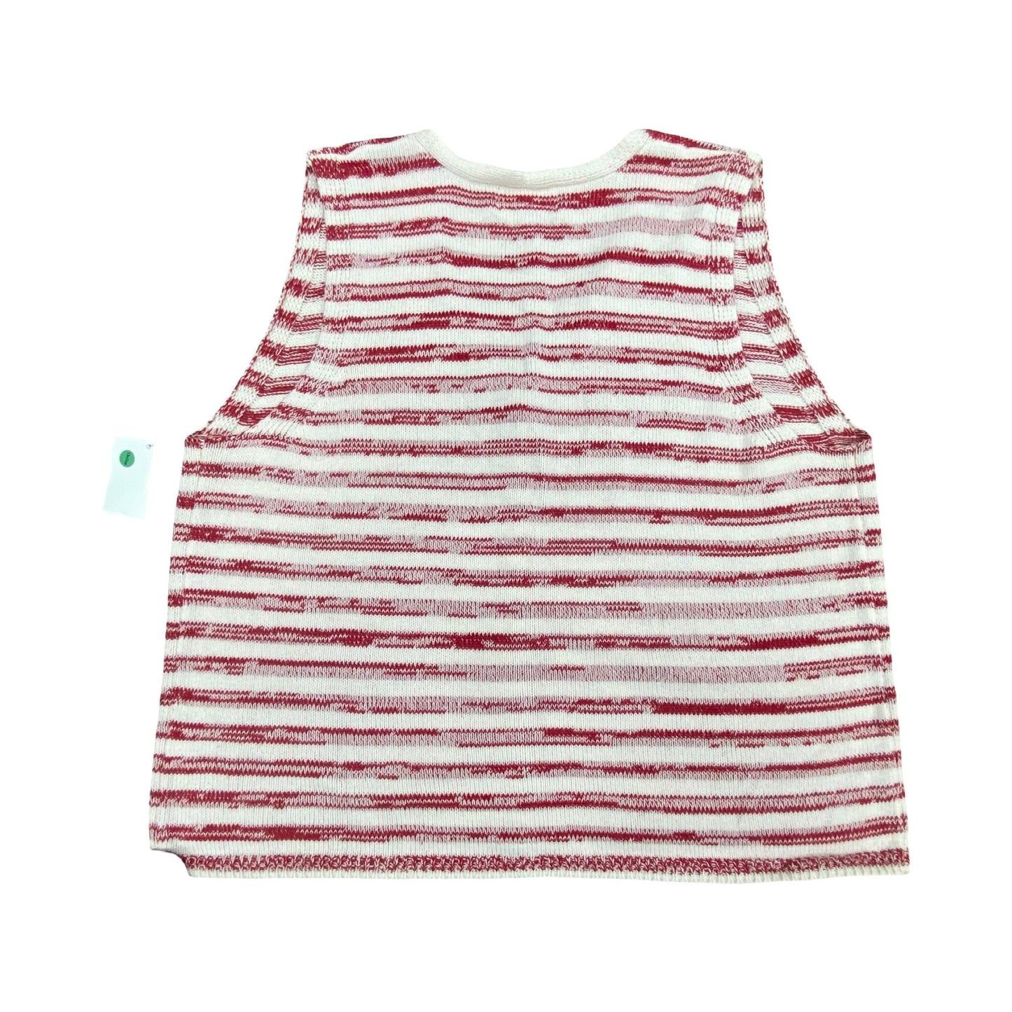 Top Sleeveless By Universal Thread In Striped Pattern, Size:L