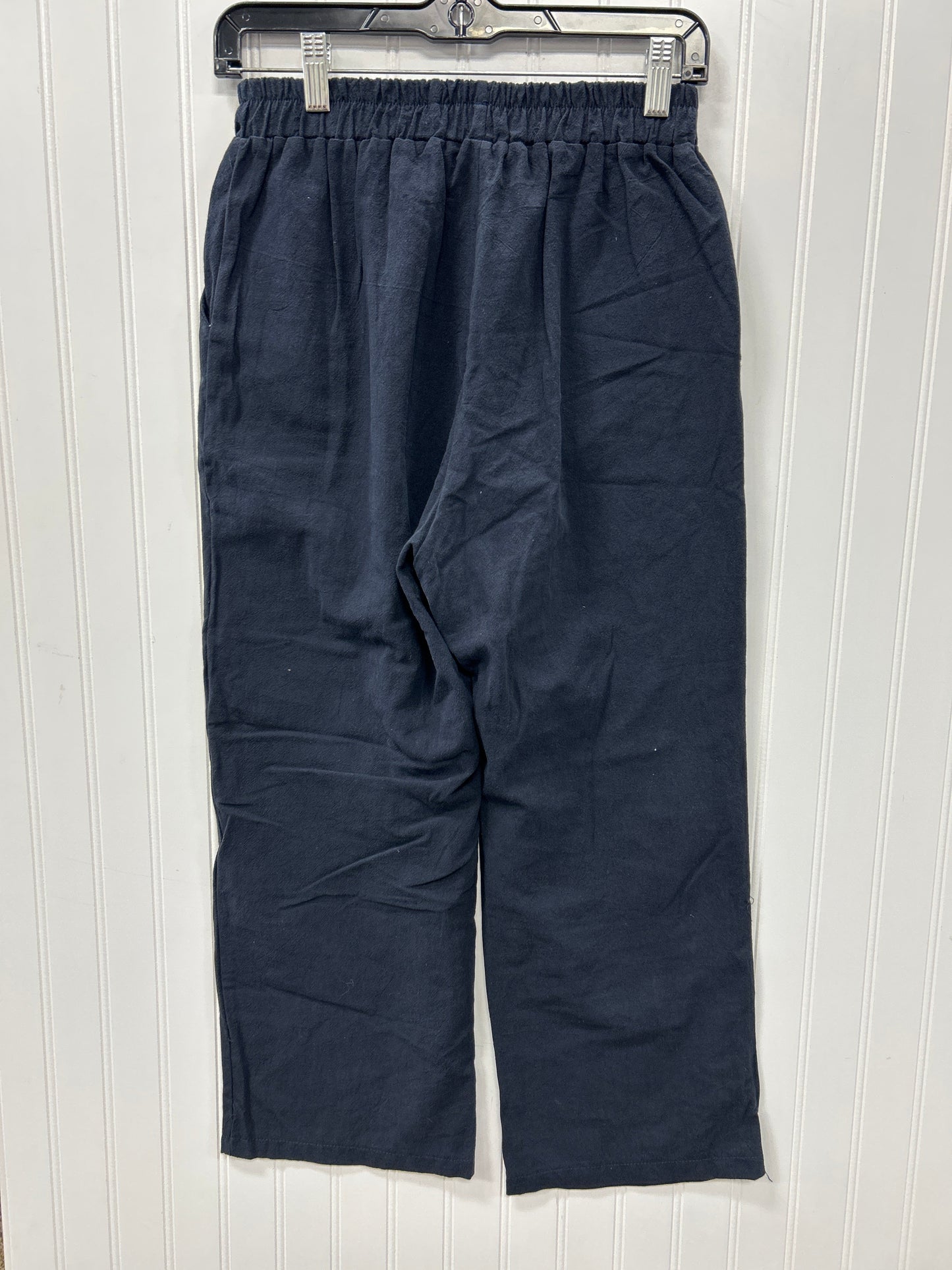 Pants Linen By Cmc In Navy, Size:S