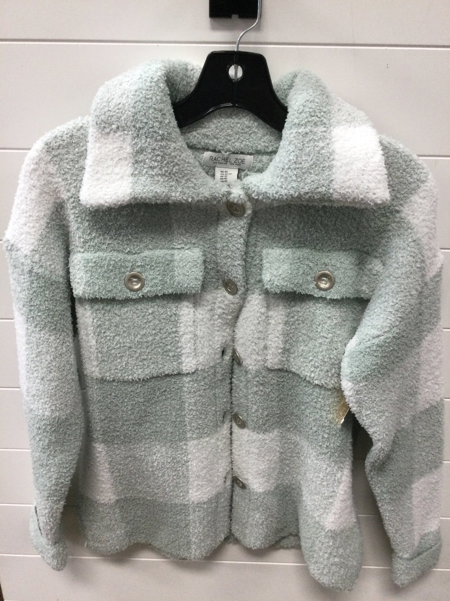 Sweater Cardigan By Rachel Zoe In Green, Size:Xs