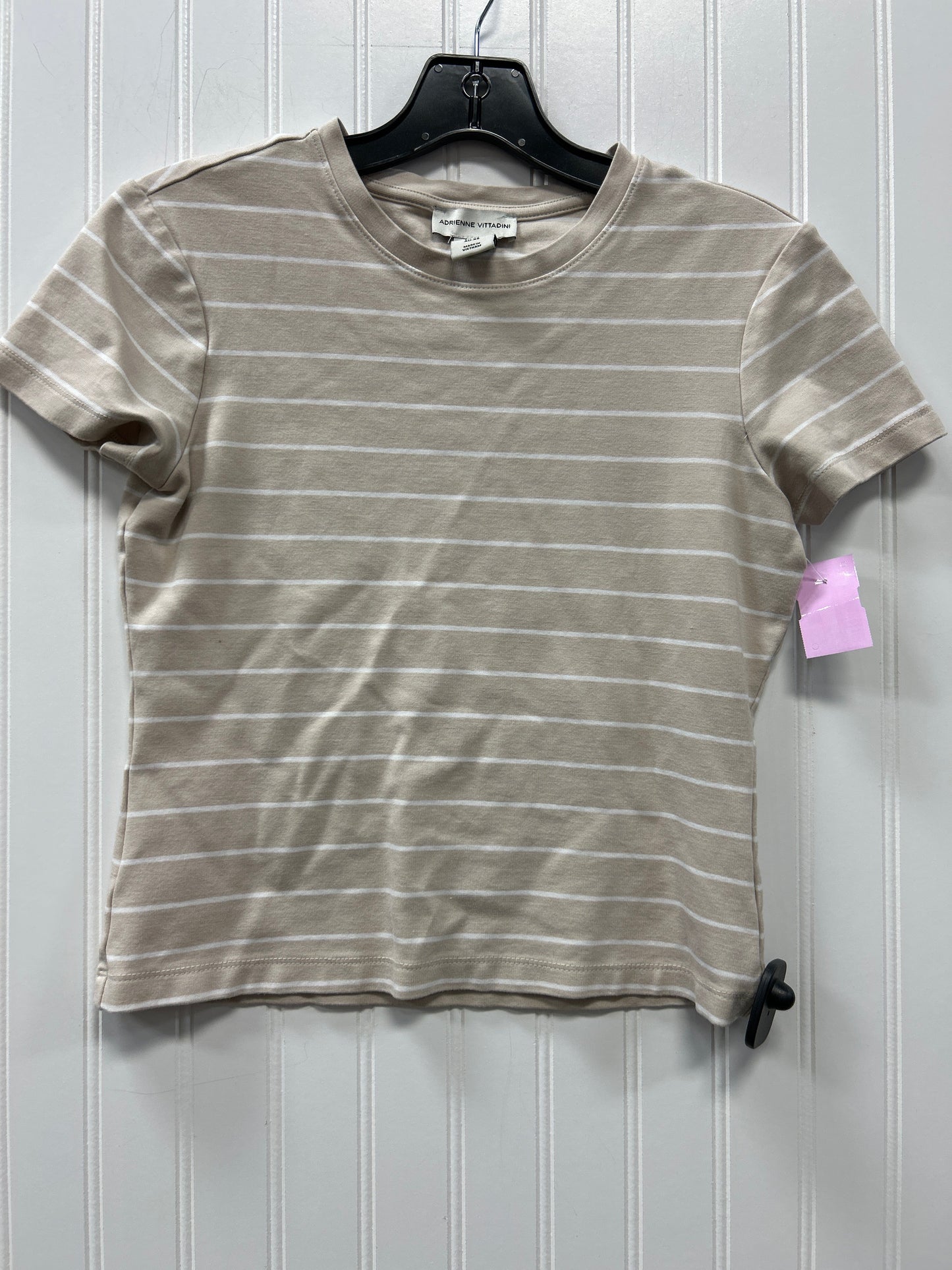 Top Ss By Adrienne Vittadini In Cream & White, Size:Xs