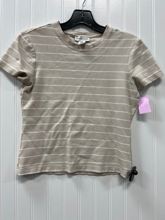 Top Ss By Adrienne Vittadini In Cream & White, Size:Xs
