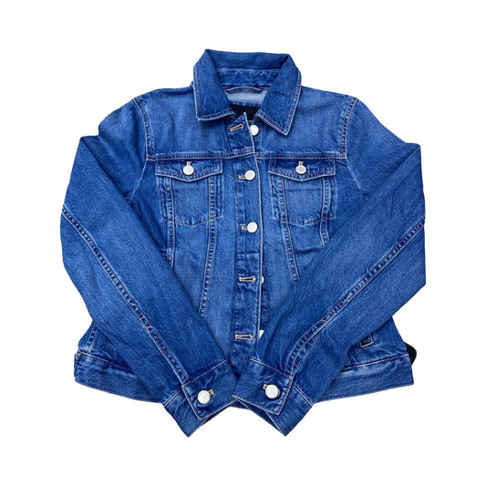 Jacket Denim By Banana Republic In Blue, Size:Xs