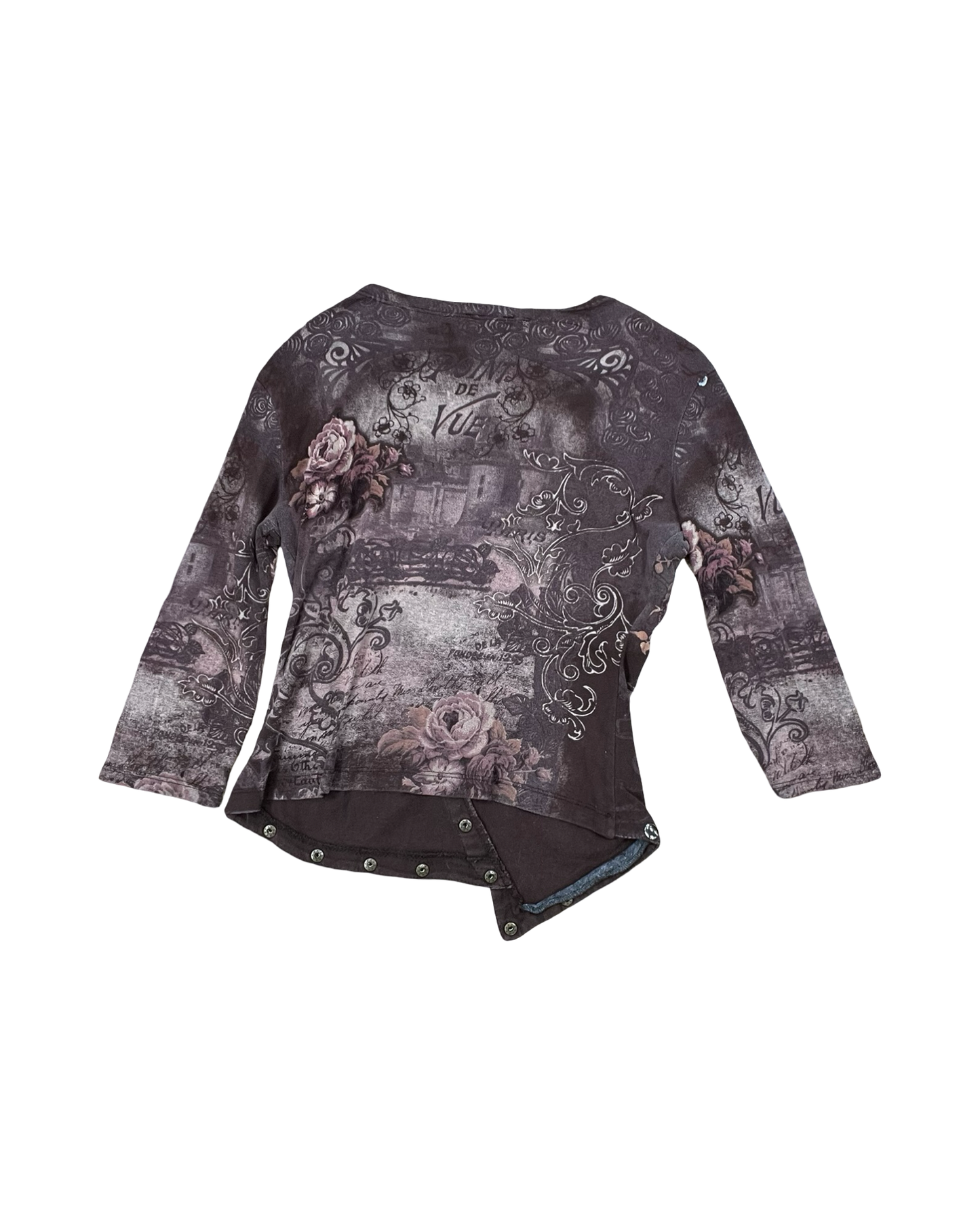 Top 3/4 Sleeve By Clothes Mentor In Brown, Size:M