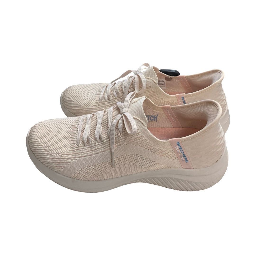 Shoes Athletic By Skechers In Cream, Size:10