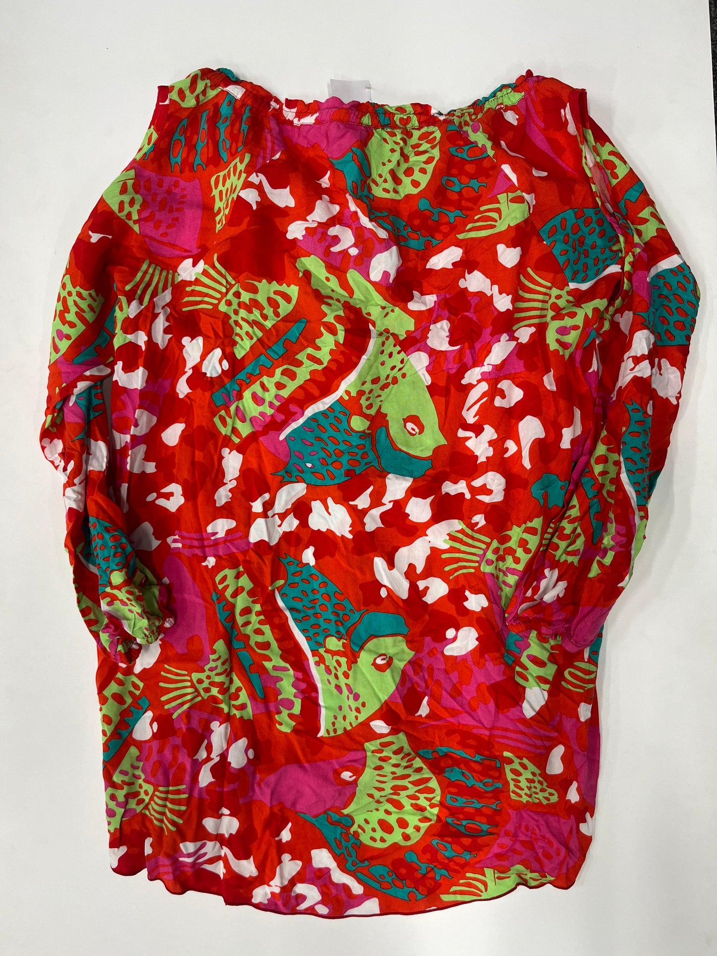 Escada Long Sleeve Blouse Multi Size M