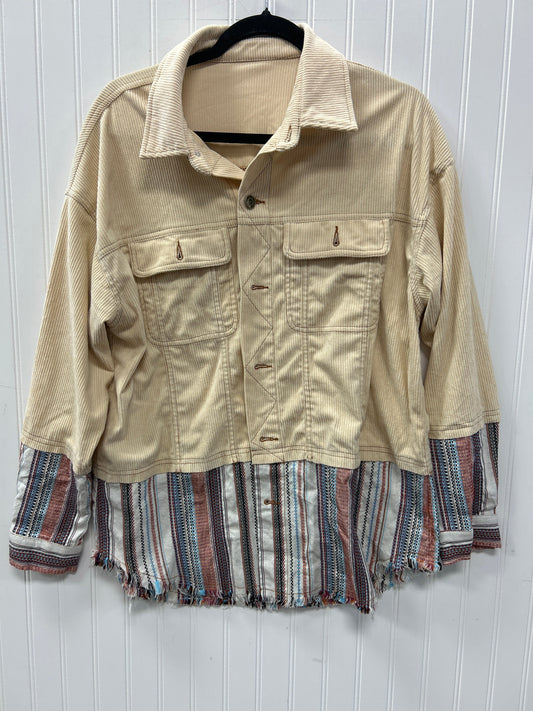Jacket Other By Clothes Mentor In Cream, Size:L