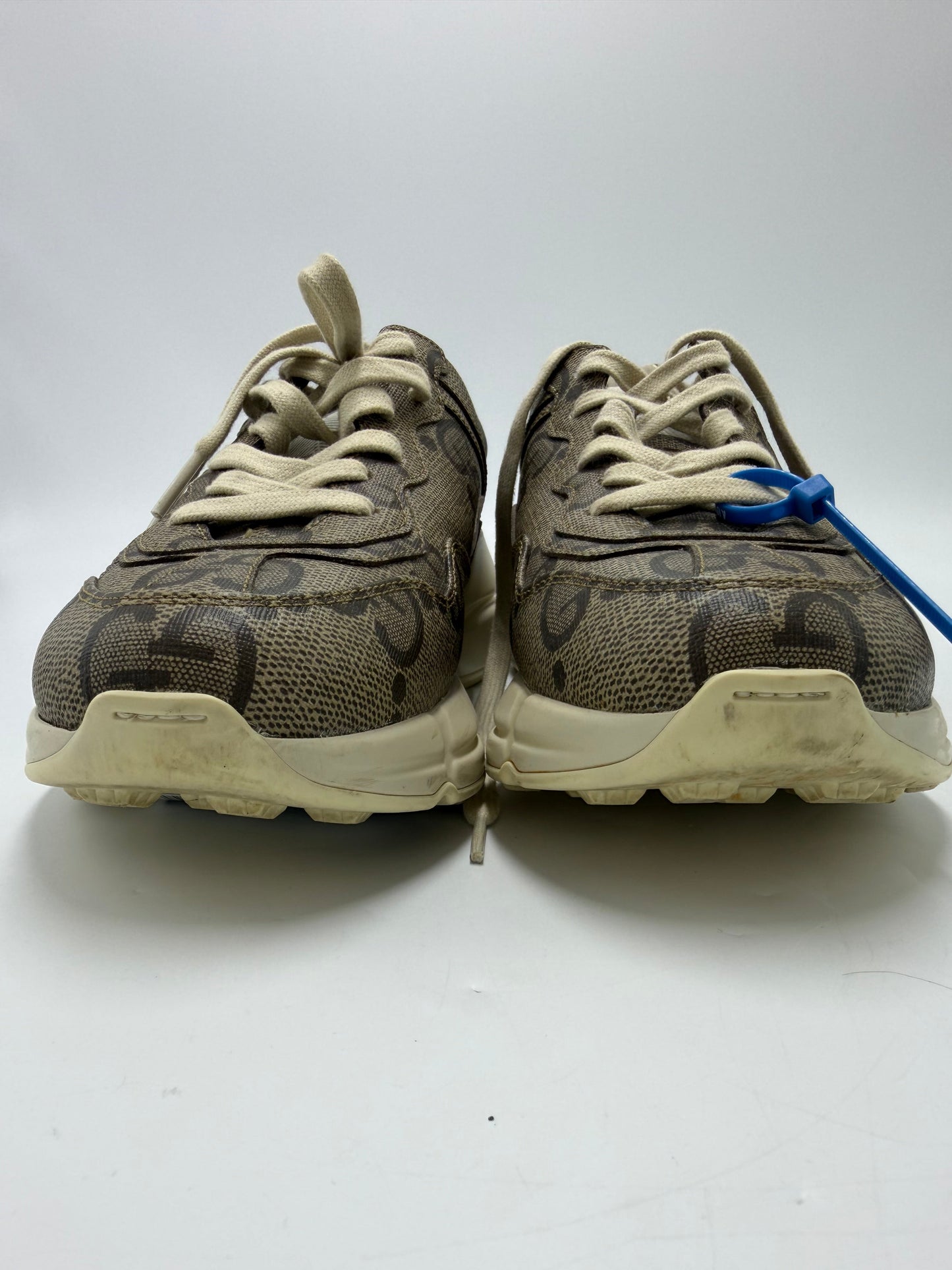 Gucci 100 Rythom GG Luxury Sneakers, Size: 6.5
