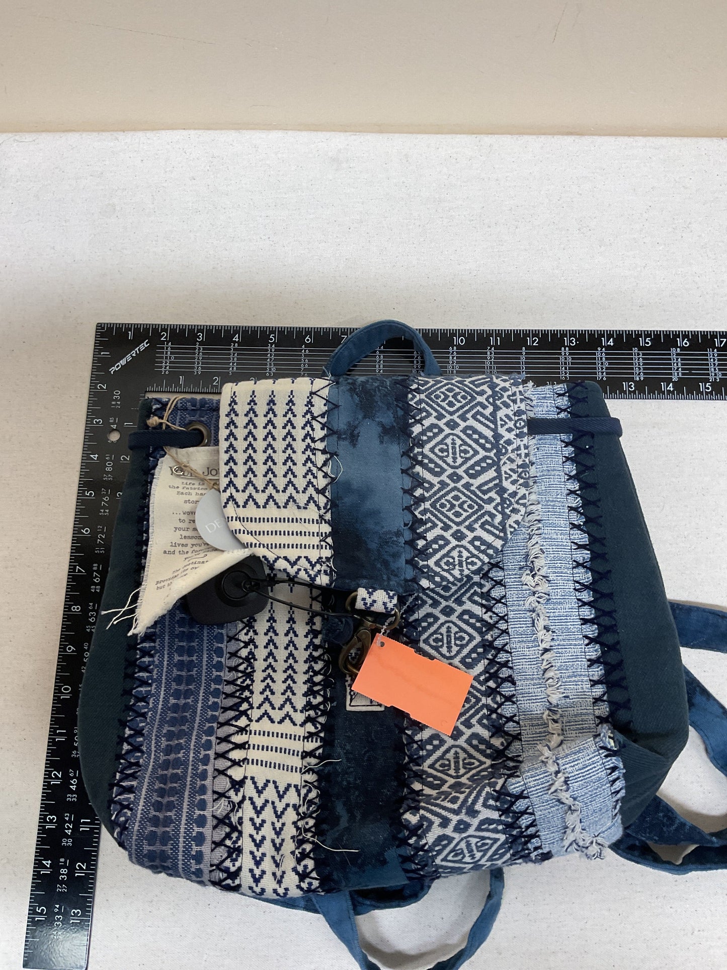 Backpack By Cmc In Blue Denim, Size:Medium