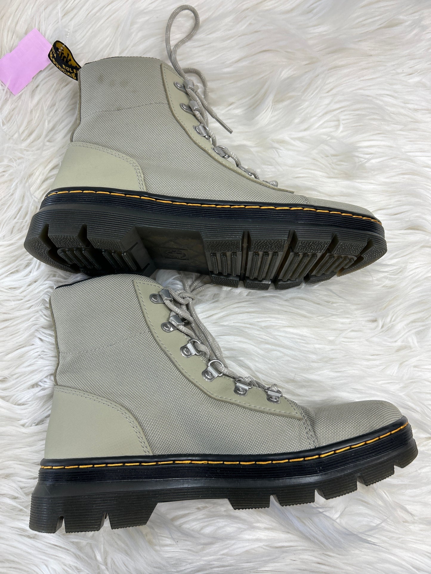 Boots Ankle Flats By Dr Martens In Grey, Size:9