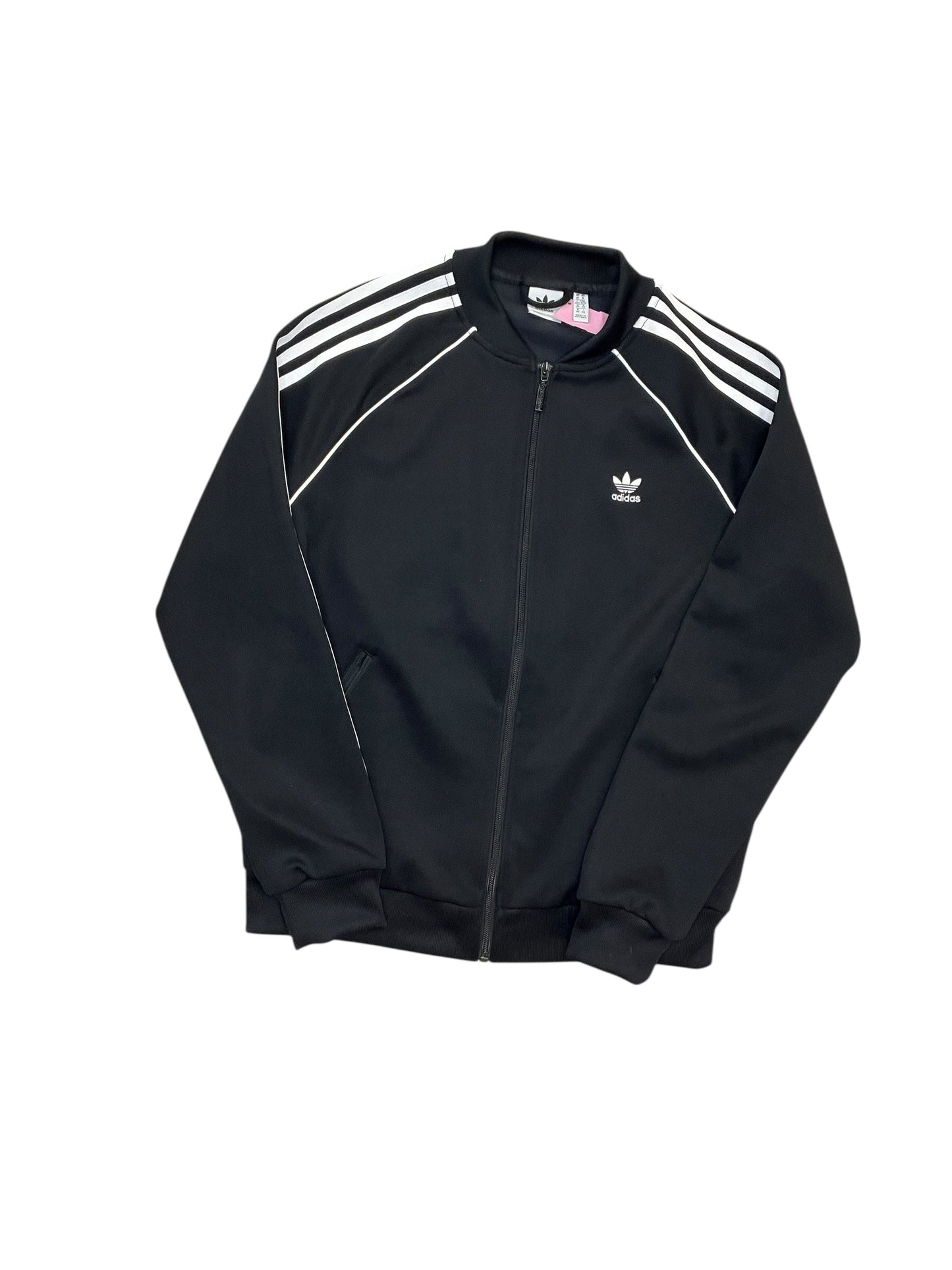 Athletic Jacket By Adidas In Black, Size:M
