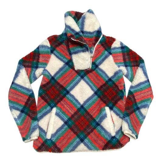 Jacket Fleece By Talbots In Multi, Size:Xs