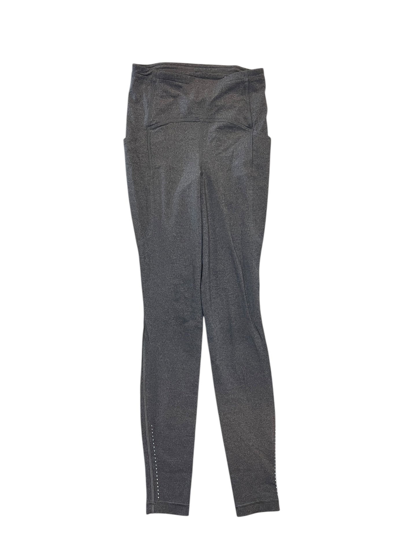 Athletic Leggings By Lululemon In Grey, Size:S