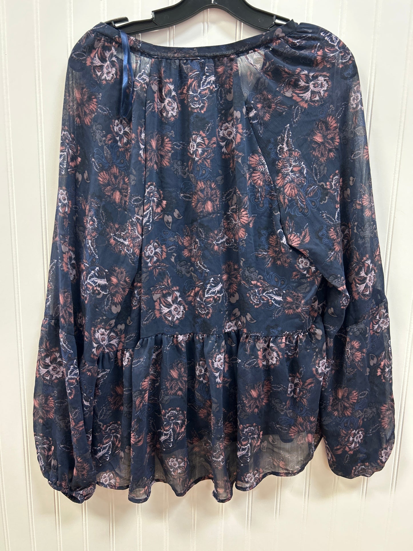 Top Ls By Knox Rose In Blue, Size:1X