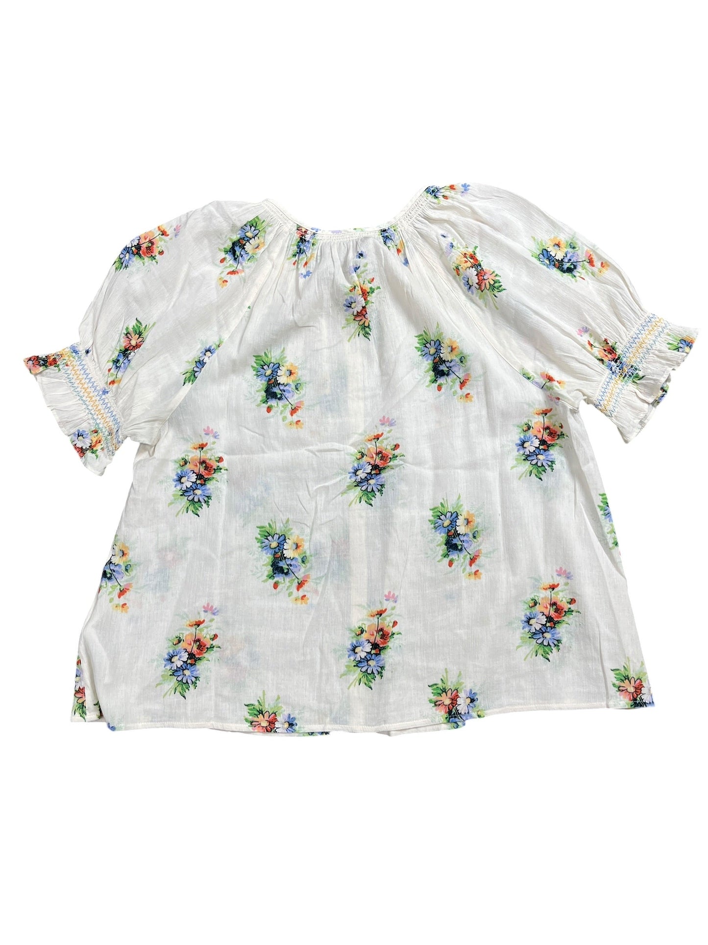 Blouse Ss By Madewell In Floral Print, Size:L