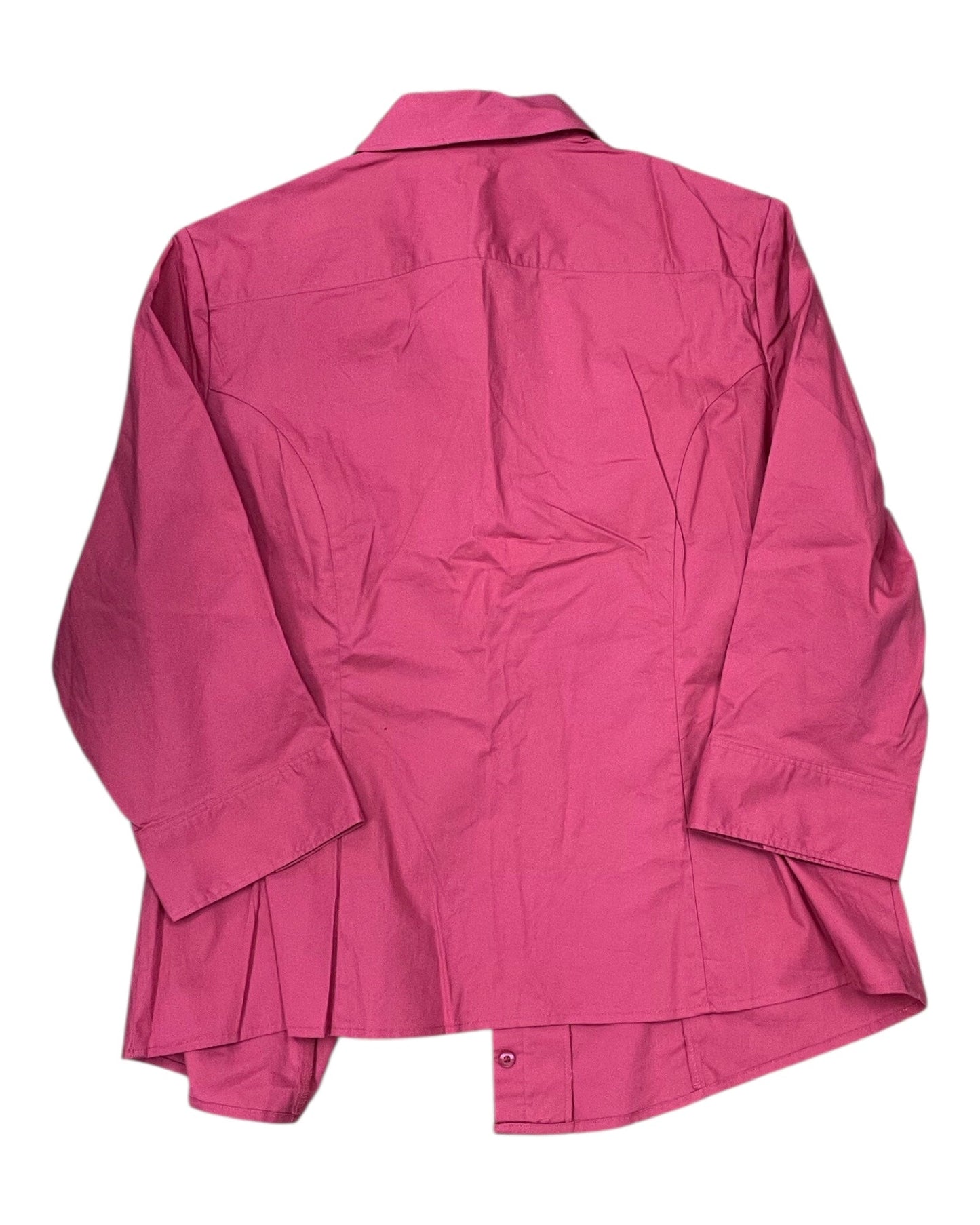 Top 3/4 Sleeve By Riders In Pink, Size:Xl