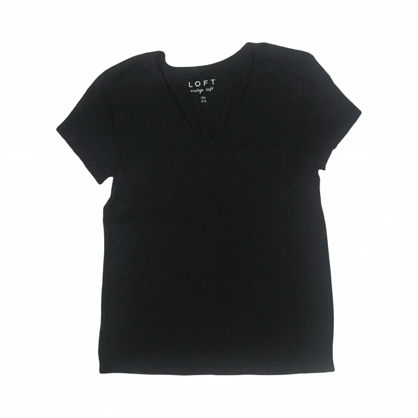 Top Ss By Loft In Black, Size:Xsp