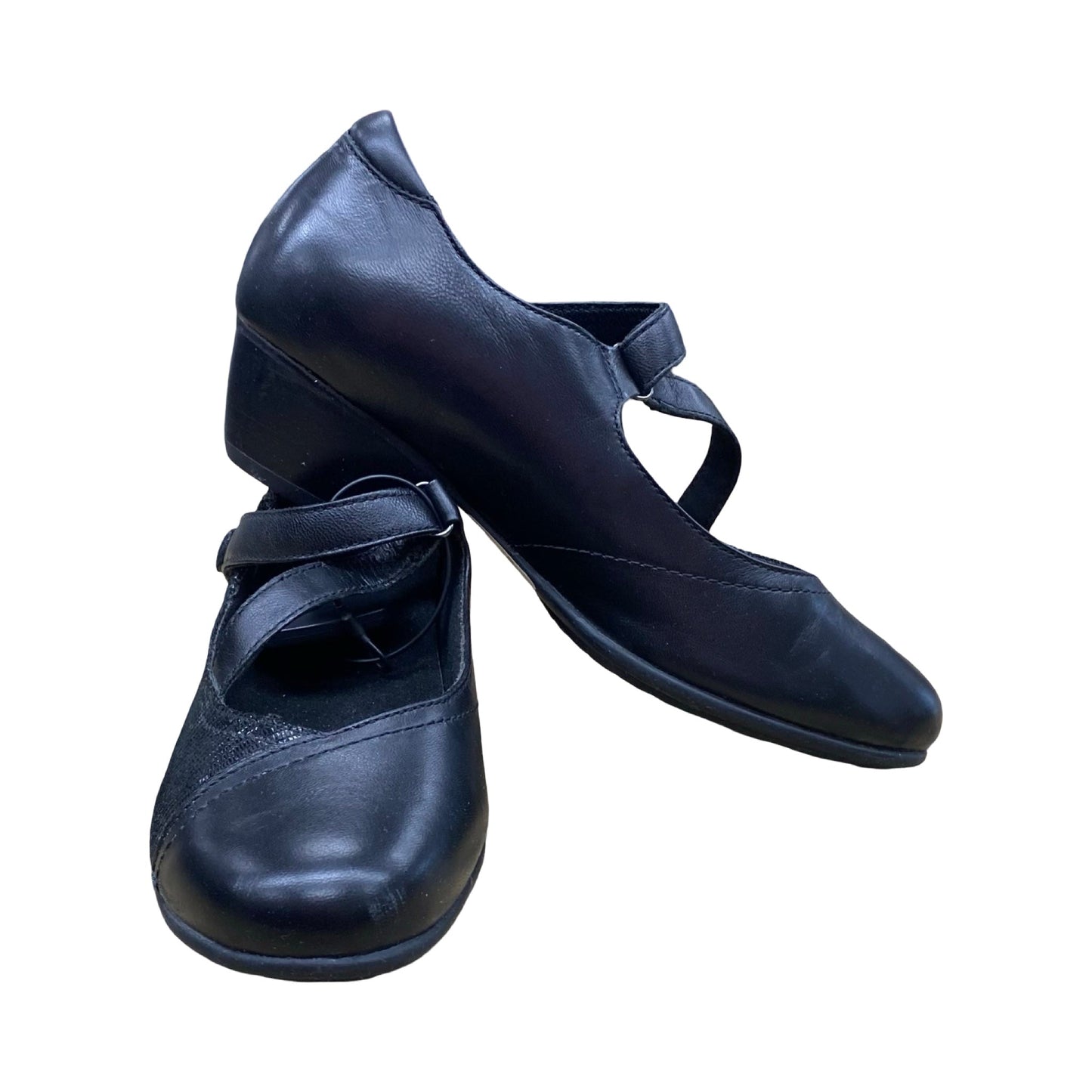 Shoes Heels Block By Cmc In Black, Size:8