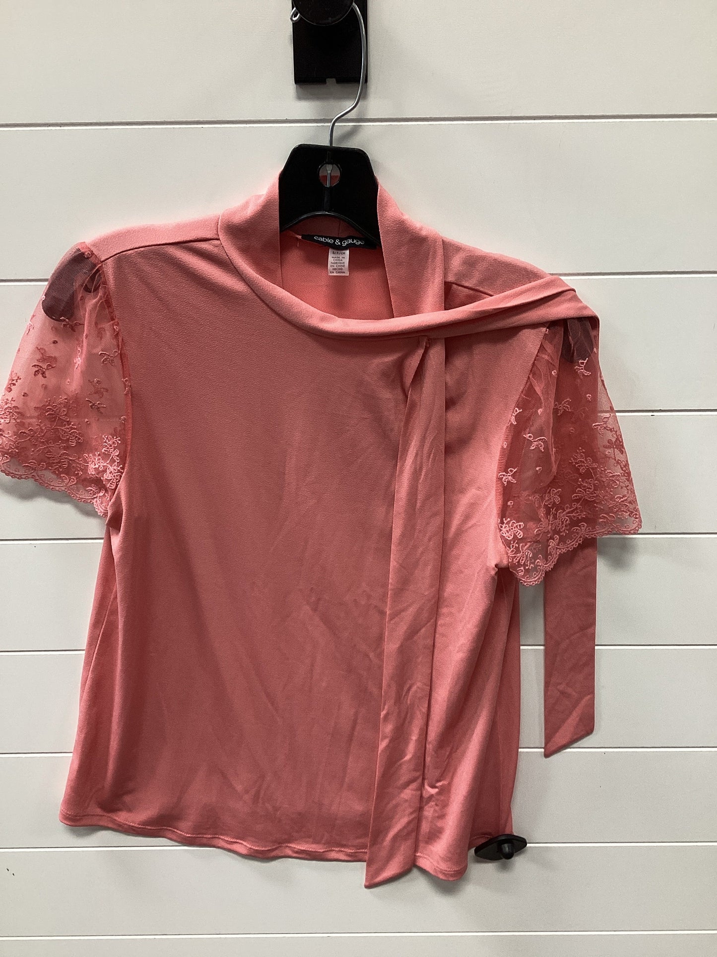 Top Ss By Cable And Gauge In Coral, Size:S