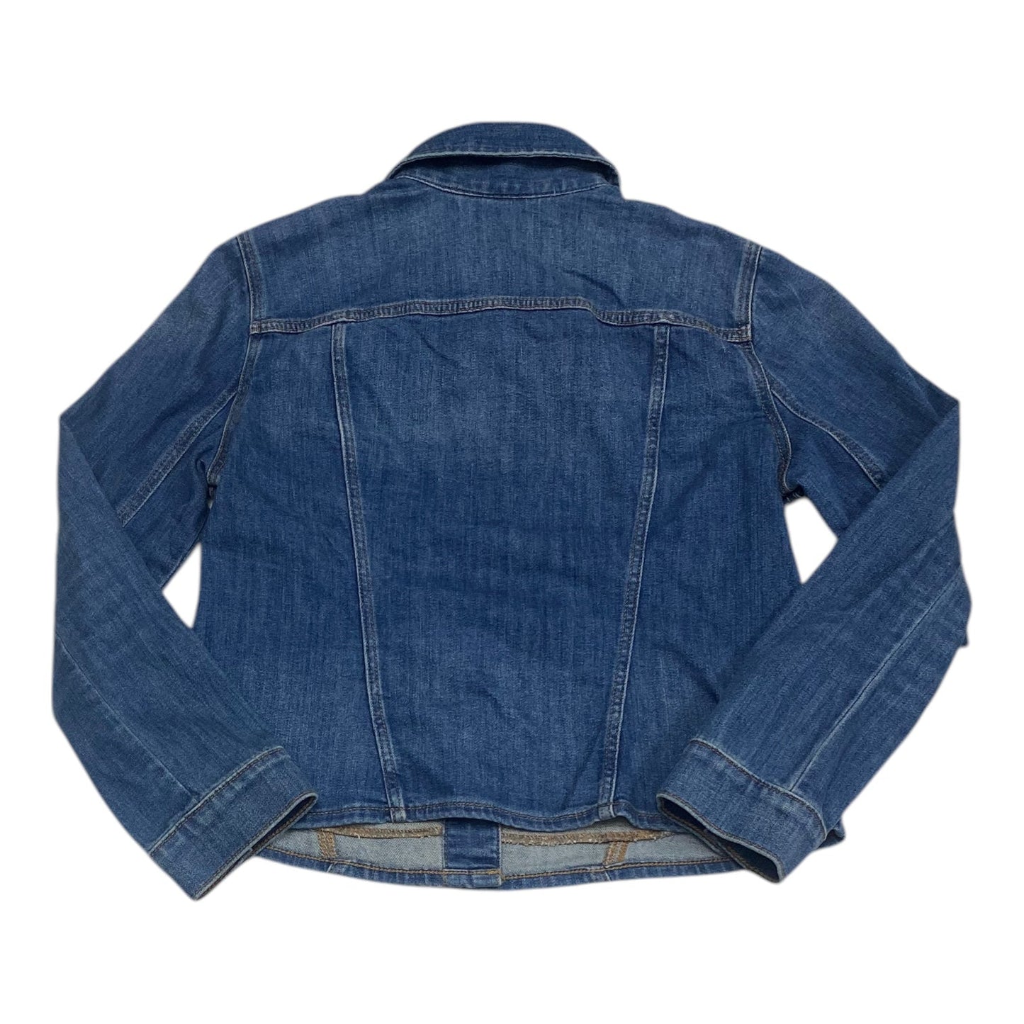 Jacket Denim By Chicos In Blue, Size:M