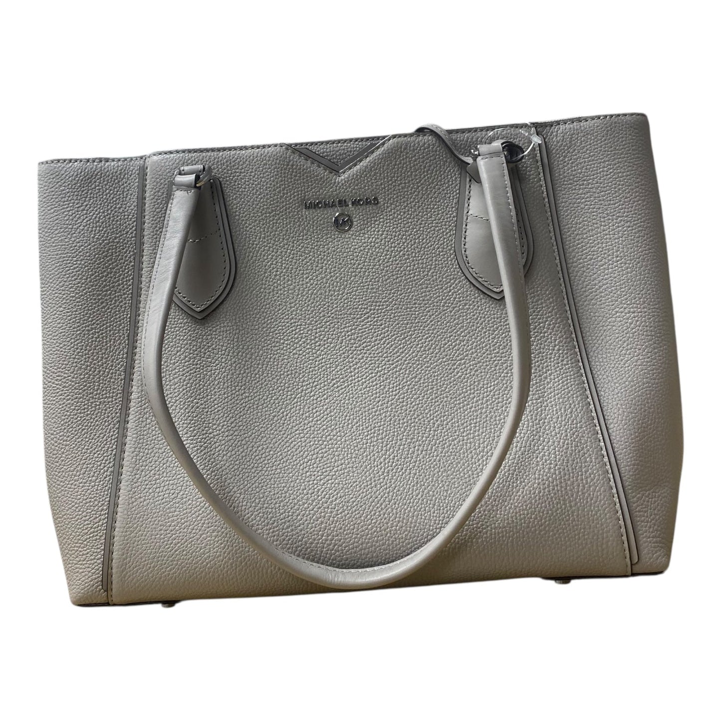Handbag Designer By Michael Kors In Grey, Size:Large