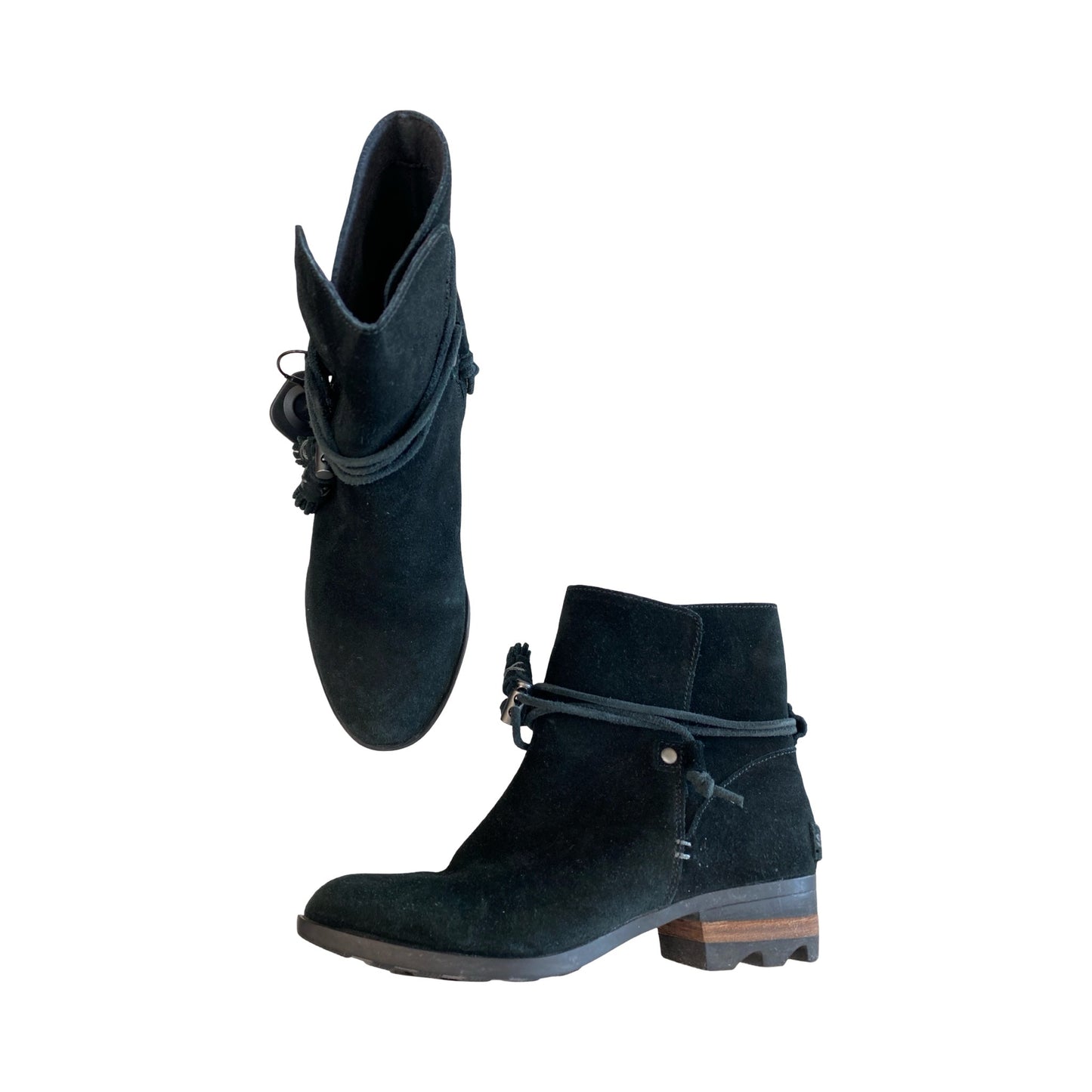 Boots Designer By Sorel In Black, Size:7