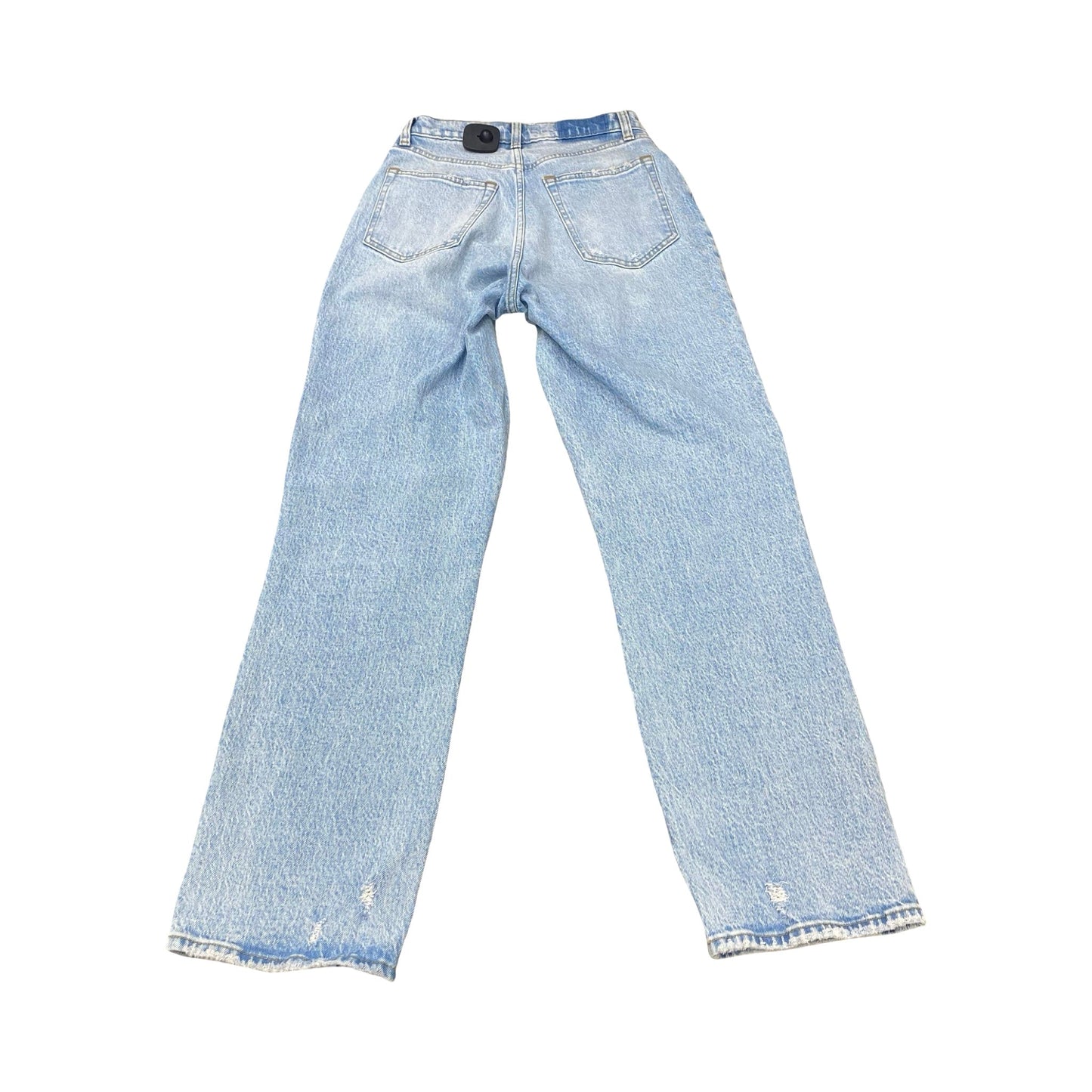Jeans Straight By Abercrombie And Fitch In Blue Denim, Size:4