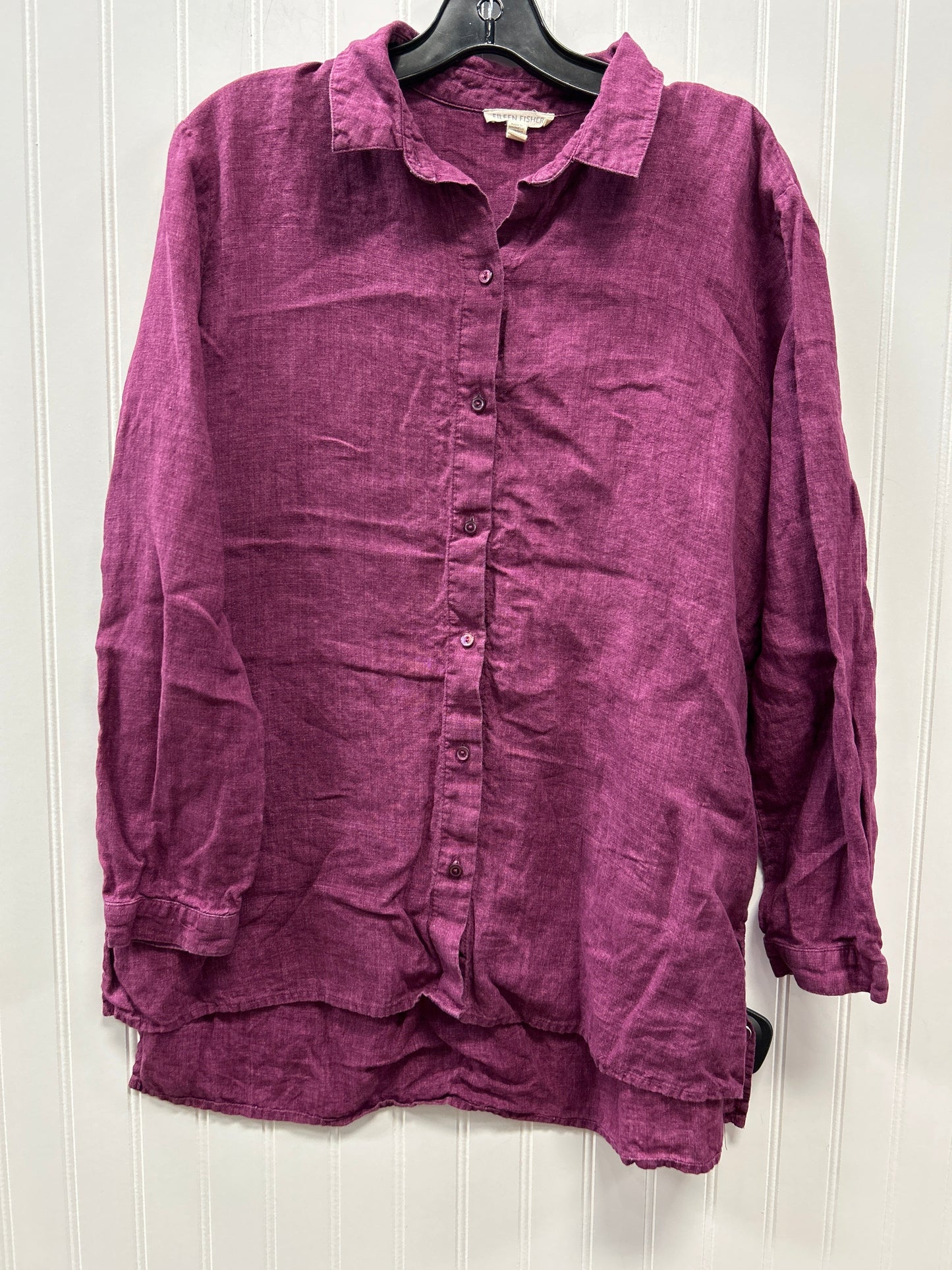 Top Ls By Eileen Fisher In Purple, Size:M