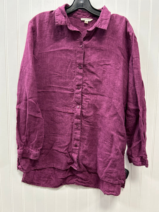 Top Ls By Eileen Fisher In Purple, Size:M