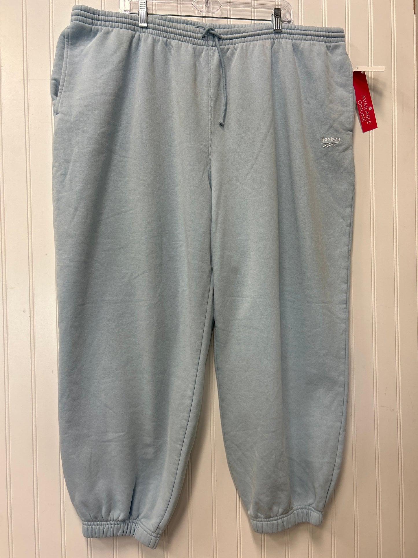 Athletic Pants By Reebok In Blue, Size:3X