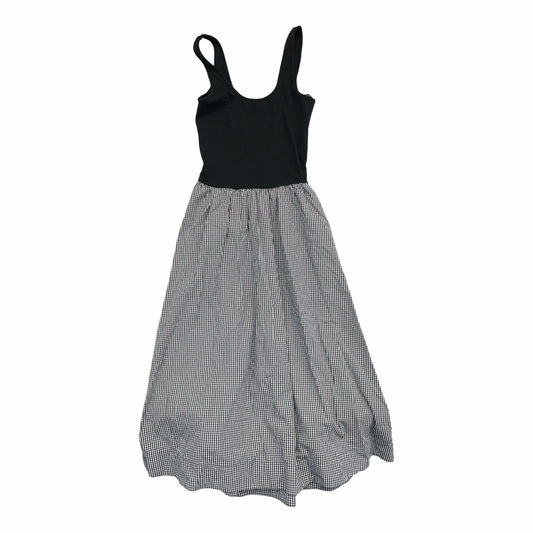 Dress Casual Maxi By Gap In Black & White, Size:M