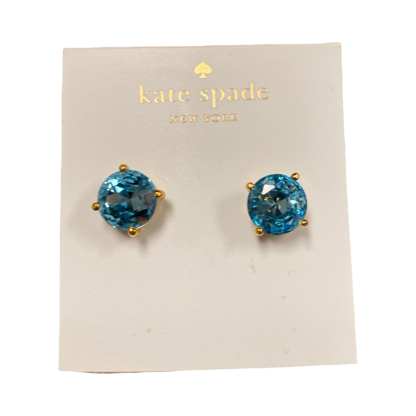 Earrings Designer By Kate Spade In Blue
