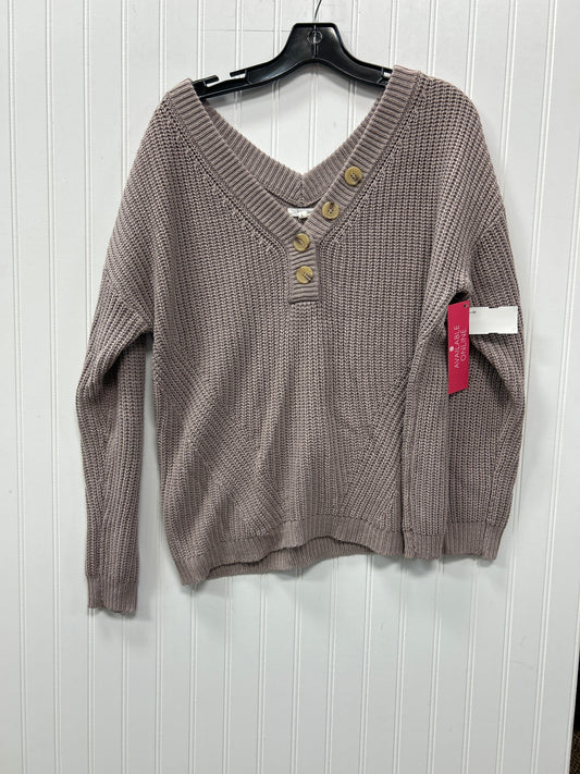 Sweater By Maurices In Taupe, Size:L