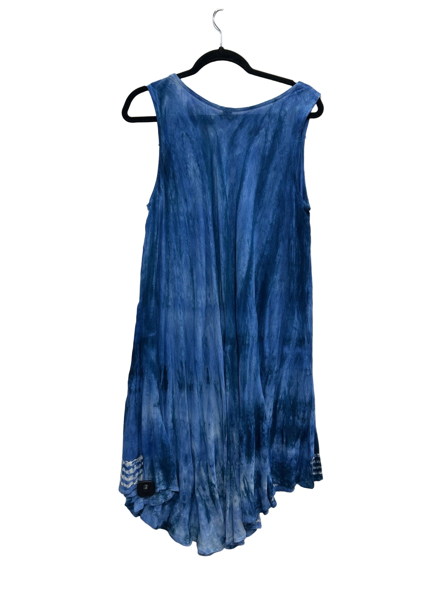 Dress Casual Midi By Clothes Mentor In Blue, Size:Xl