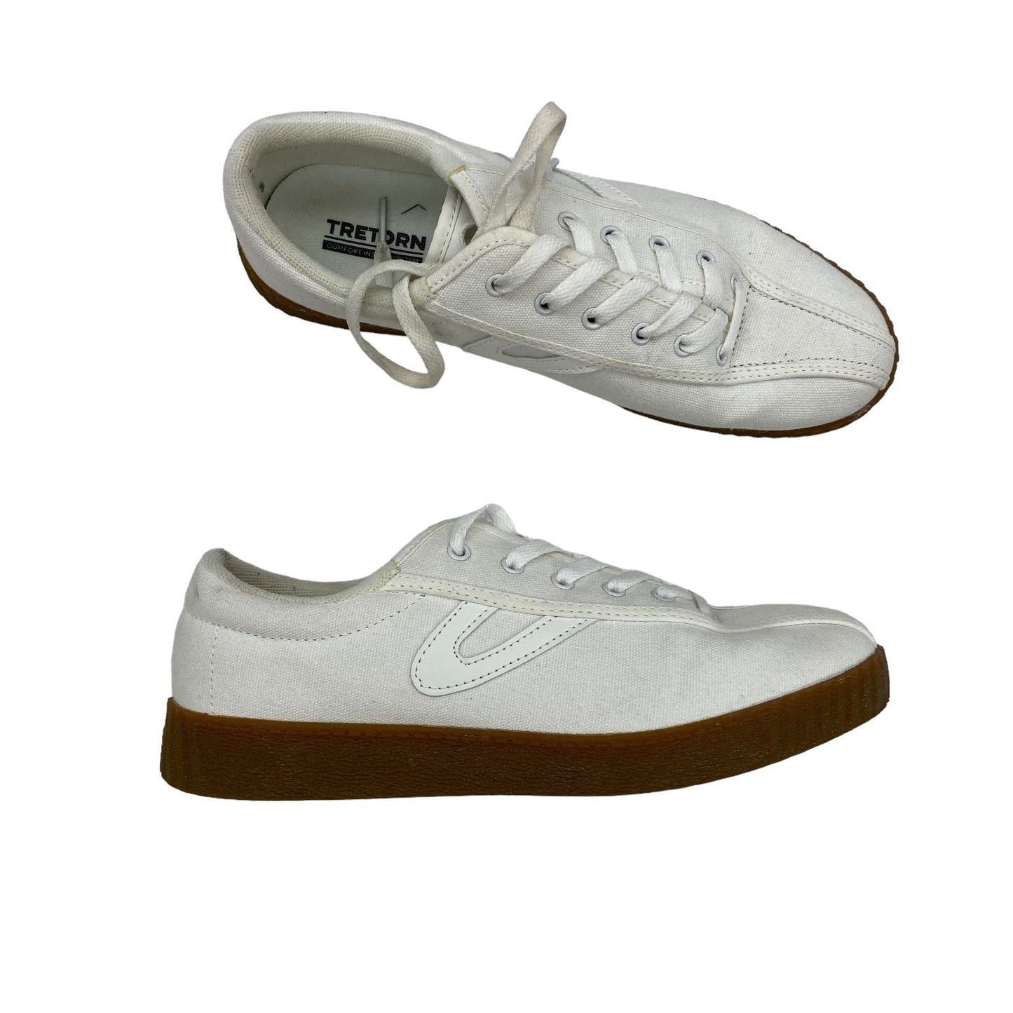 WHITE SHOES SNEAKERS by CLOTHES MENTOR Size:9