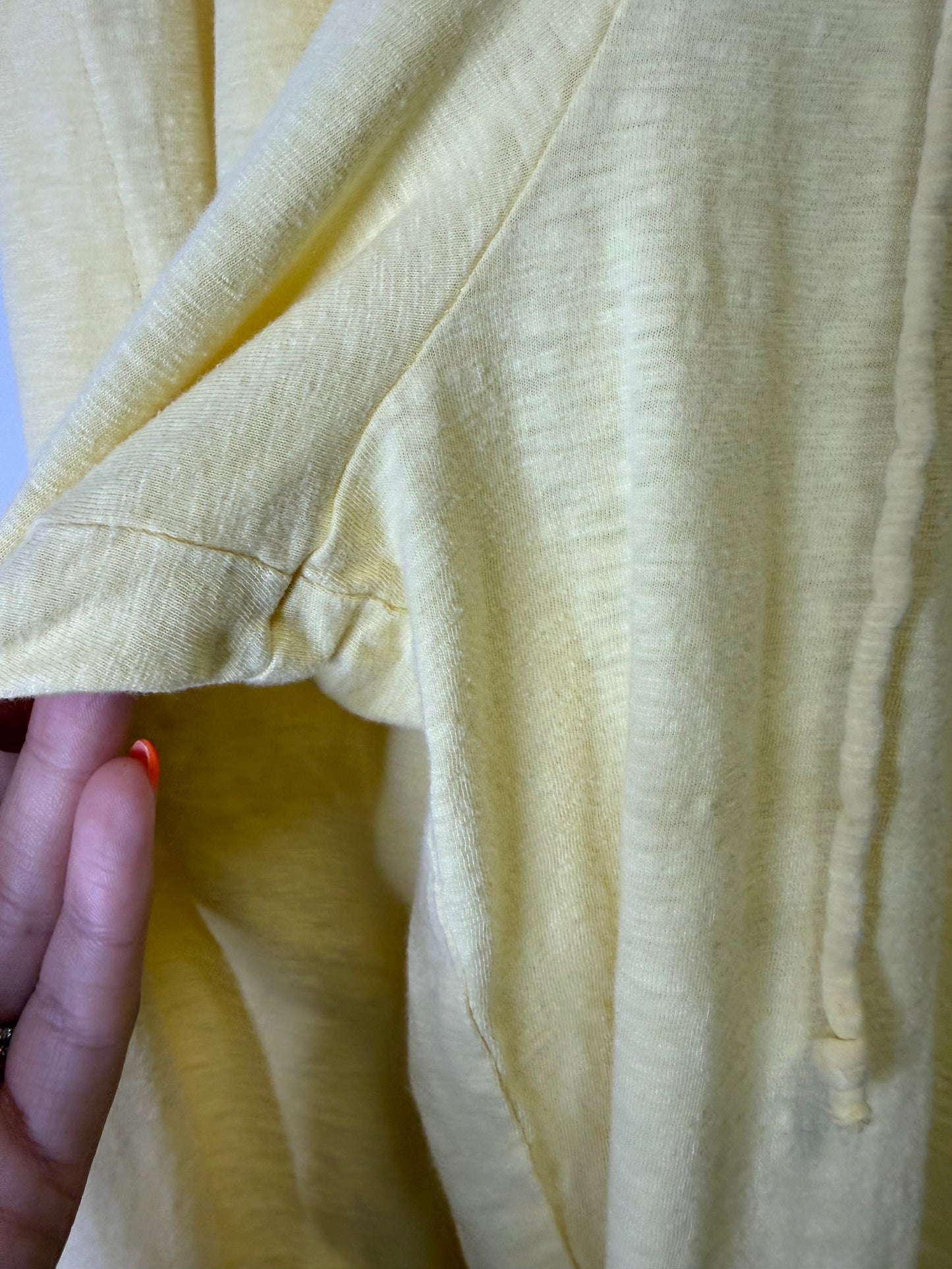 Pants Wide Leg By Free People In Yellow, Size: L