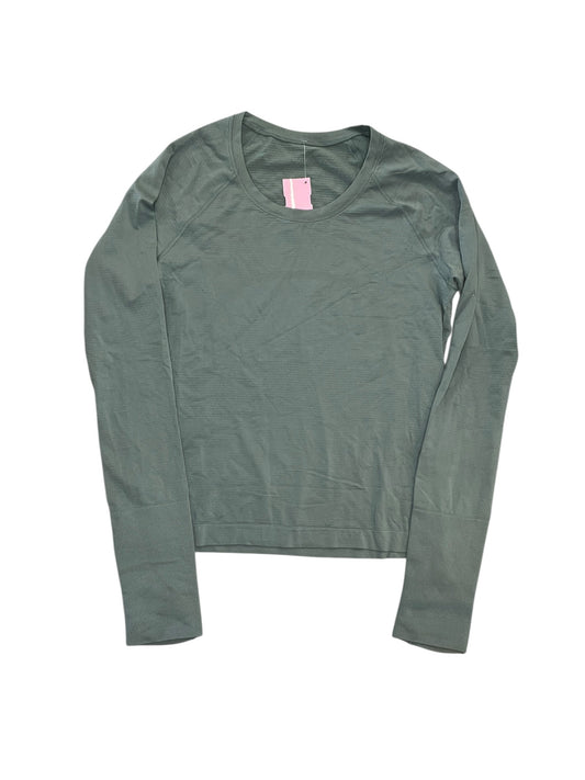 Athletic Top Ls Collar By Lululemon In Green, Size:M