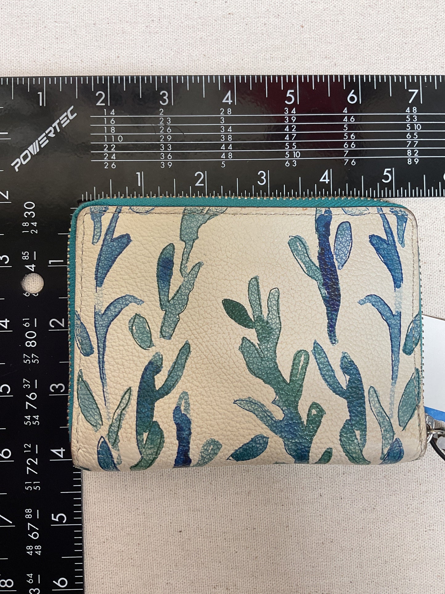 Wallet By Brighton In Blue & White, Size:Medium