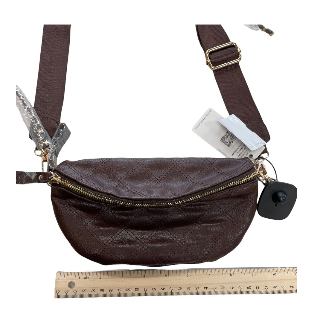 Belt Bag By Urban Expressions In Brown, Size:Medium