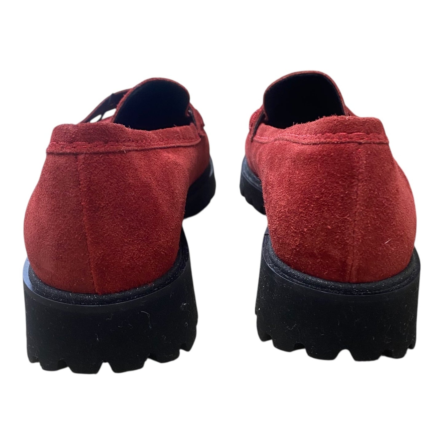 Shoes Heels Block By High Soft In Red, Size:6