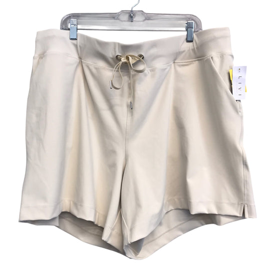 Athletic Shorts By Livi Active In Tan, Size:2X