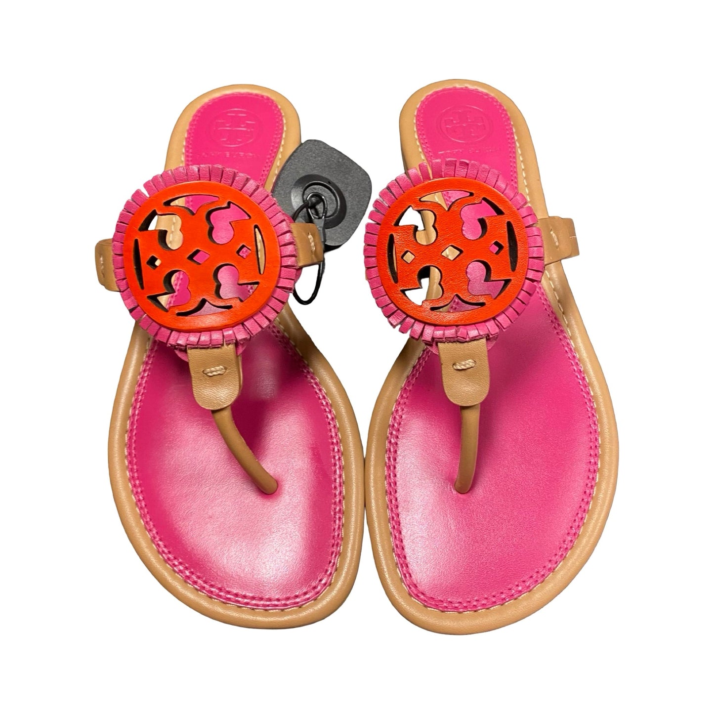 Sandals Designer By Tory Burch In Multi, Size:7.5