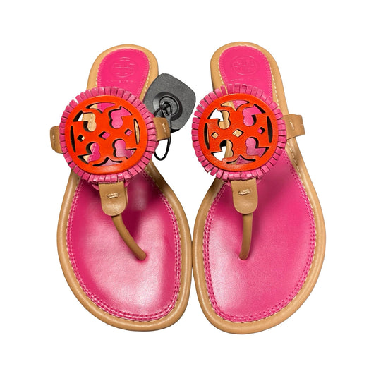 Sandals Designer By Tory Burch In Multi, Size:7.5