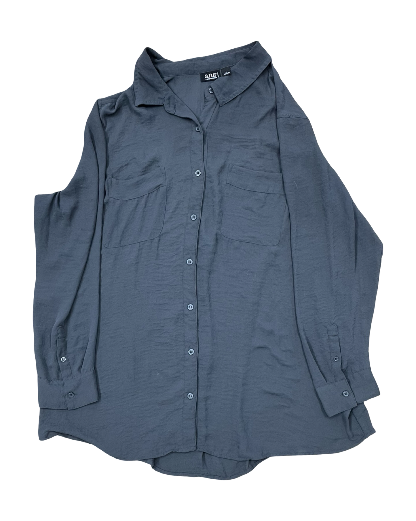 Top Ls By Ana In Grey, Size:1X