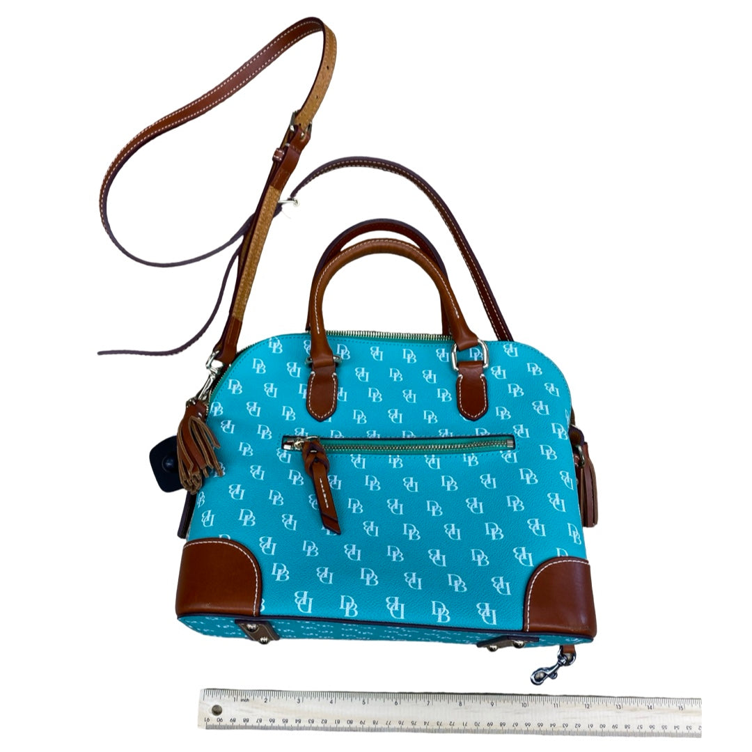 Handbag Designer By Dooney And Bourke In Green, Size:Medium