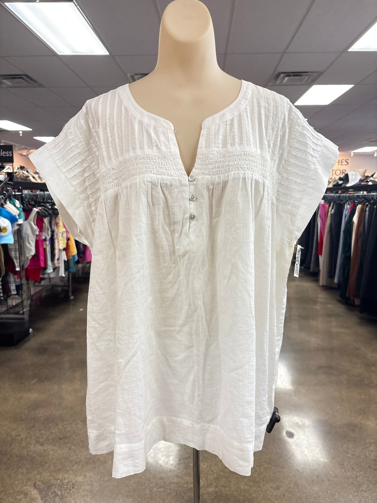 Top Ss By Lucky Brand In White, Size:Xl